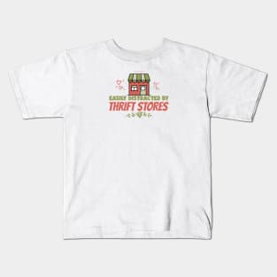 Easily Distracted By Thrift Stores Kids T-Shirt